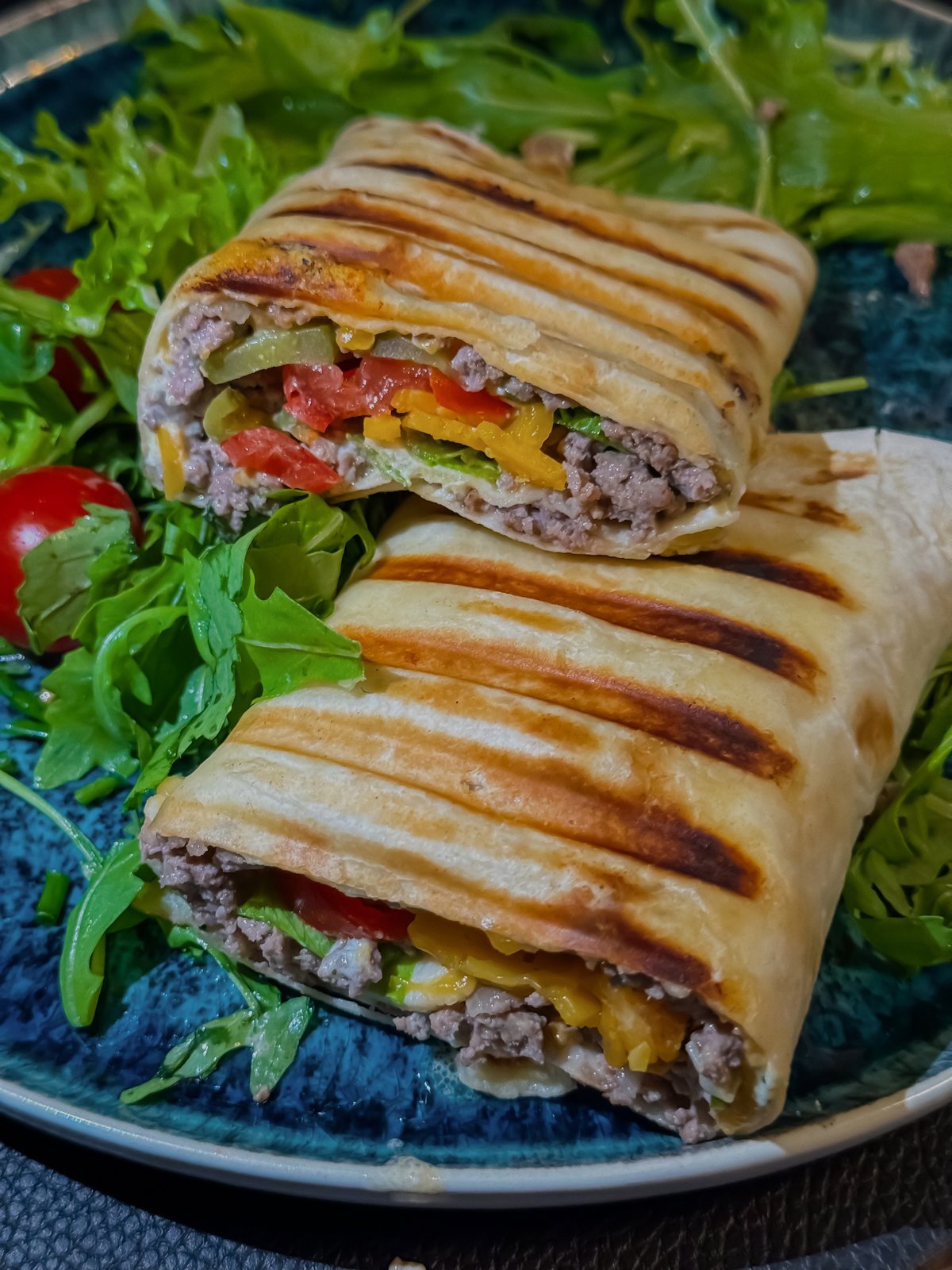 Protein-Wraps mit Salat – Rezept aus Abs are made in the Kitchen